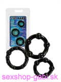 Stay Hard Silicon Rings - black