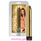 Gold - vibrátor v zlatej farbe (17,5 cm)