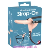 Strap-On – nabíjací pripínací dvojitý vibrátor