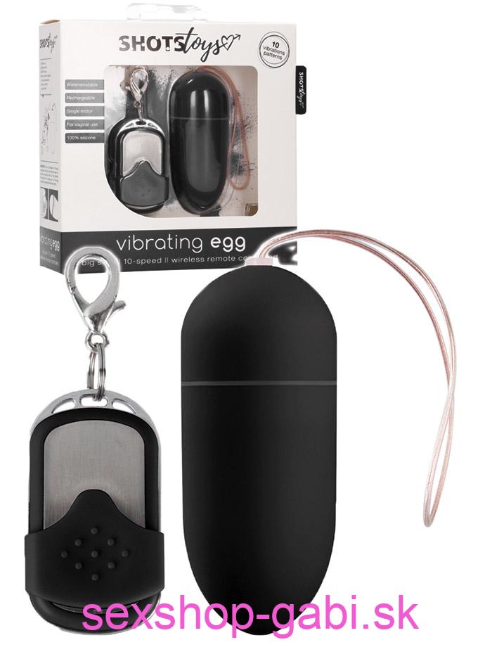 10-rýchlostné diaľkové vibračné vajíčko Big Black