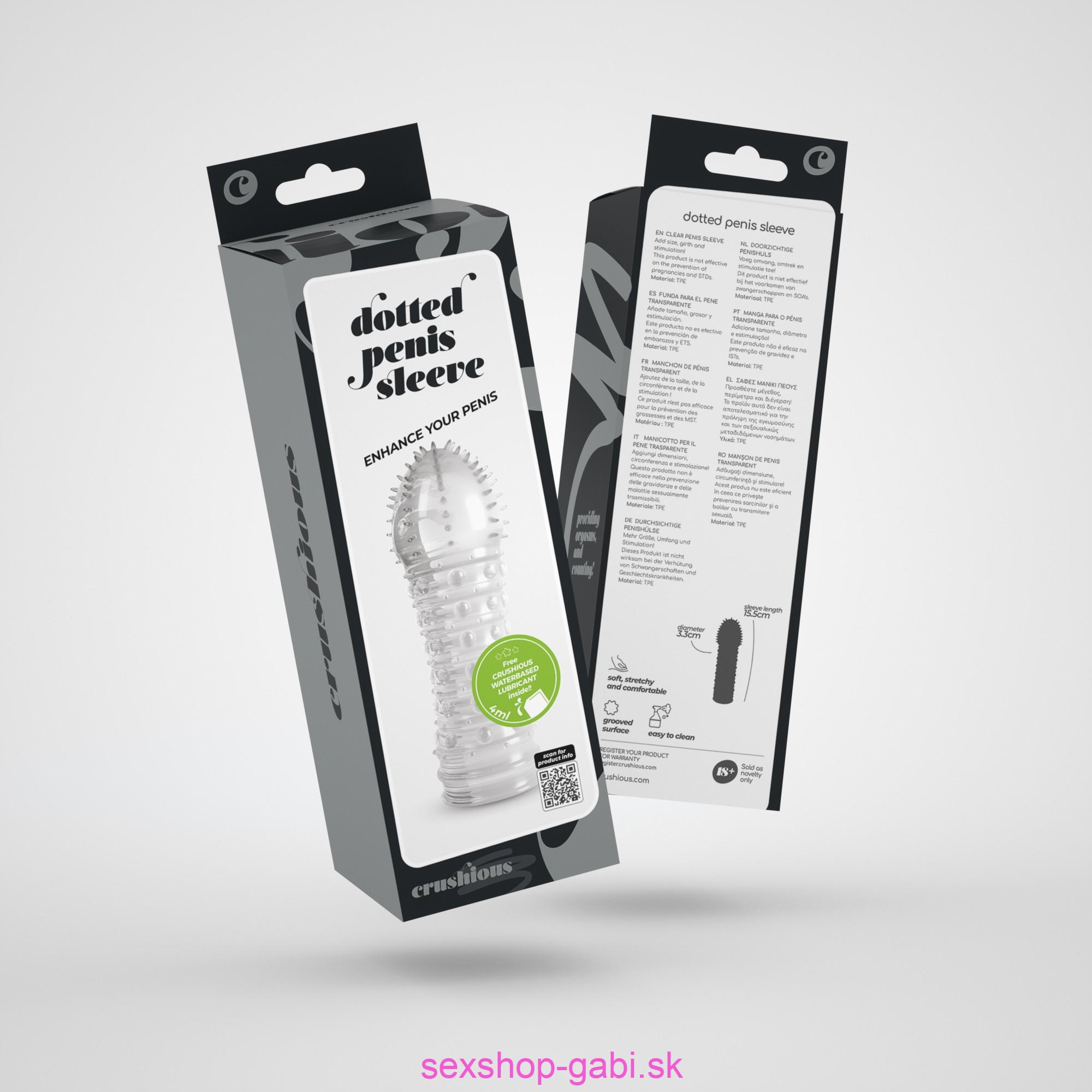 Drsný bodkovaný návlek