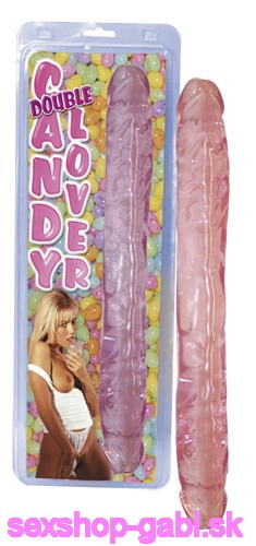 Candy Lover Double - dvojité dildo 