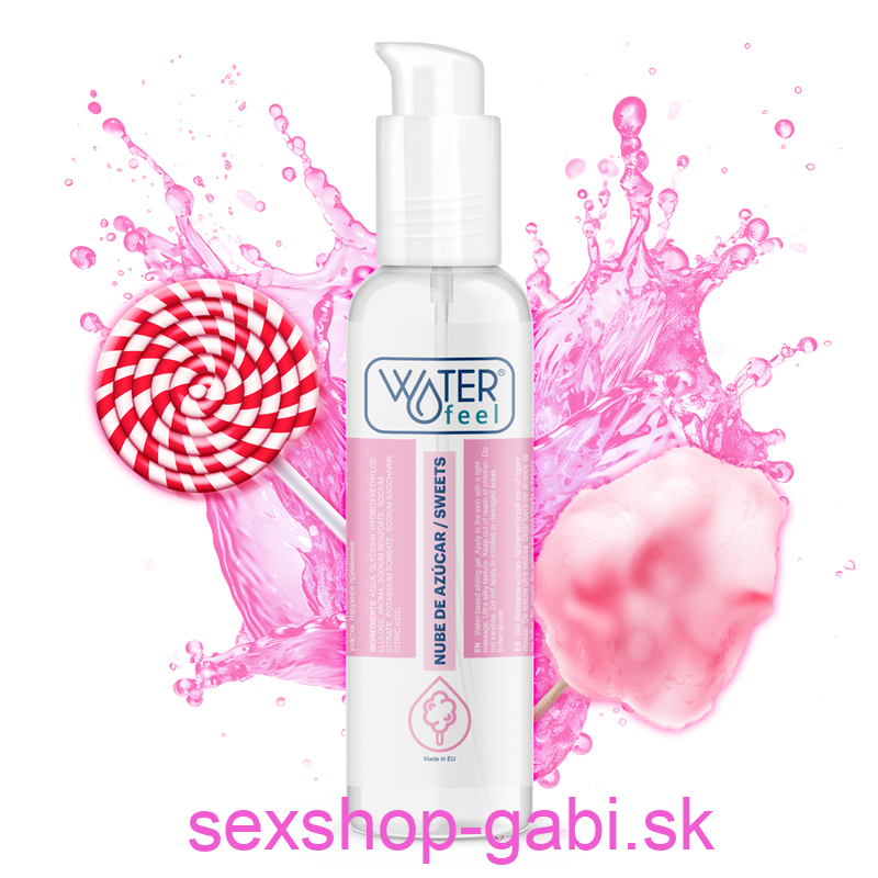 Waterfeel Cotton Candy lubrikant  s príchuťou cukrovej vaty 175 ml