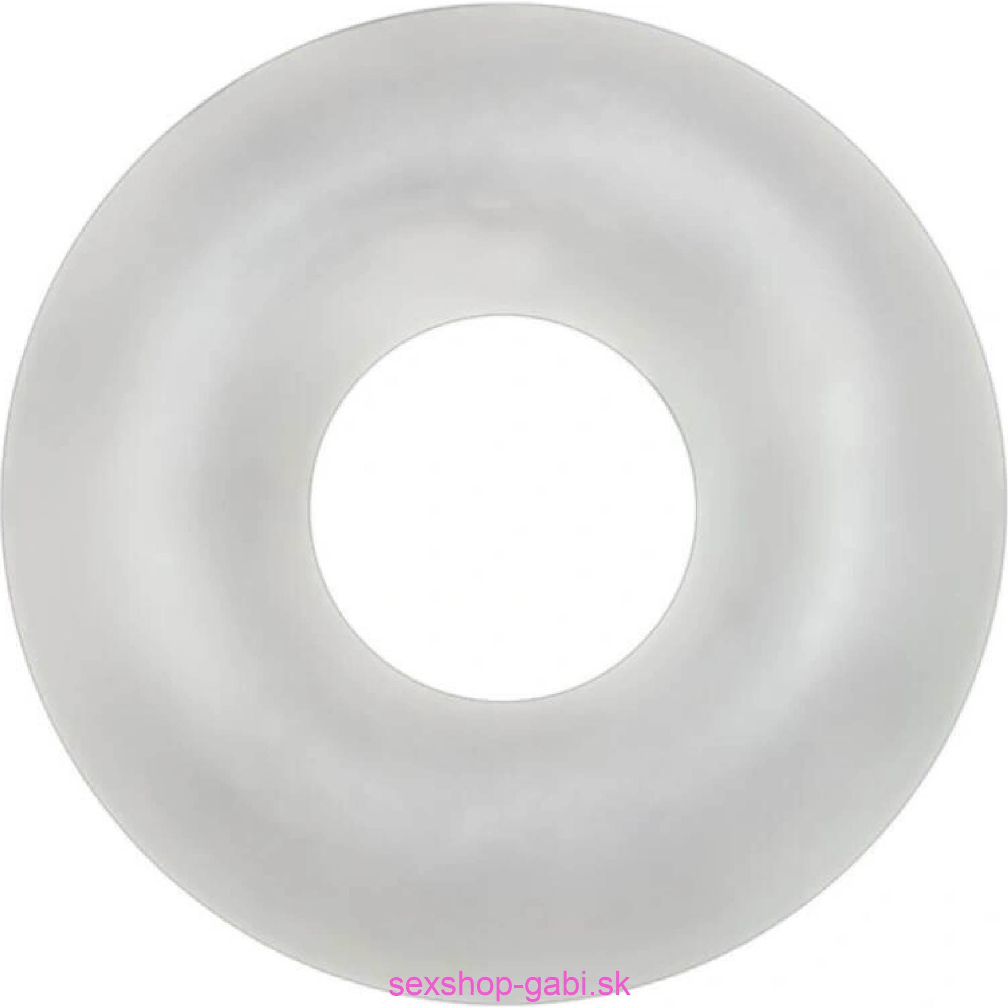 Silikónový krúžok na penis priehľadný