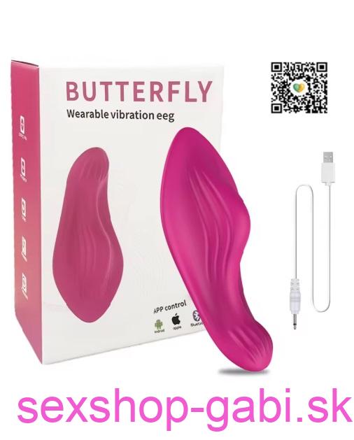 Diaľkový vibrátor APP nositeľný stimulátor 